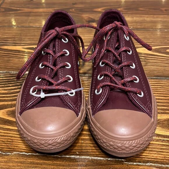 NEW Converse CTAS OX Dark Sangria Tera Red Low Unisex size 1 - Picture 2 of 8